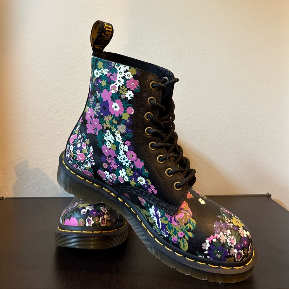 Dr. Martens 1460 Women’s Floral Combat Boots